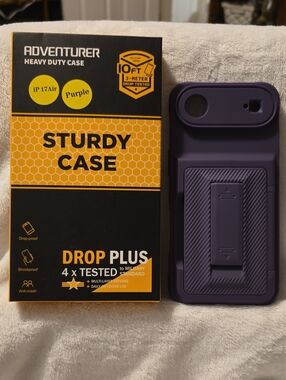 ADVENTURER Heavy Duty Sturdy Case for iPhone 17 Air Purple